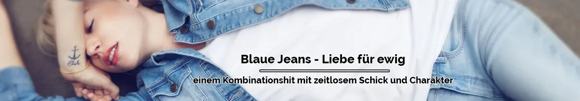 Blaue Jeans für Herren