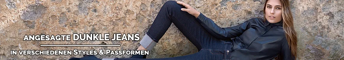 Dunkle Jeans für Männer