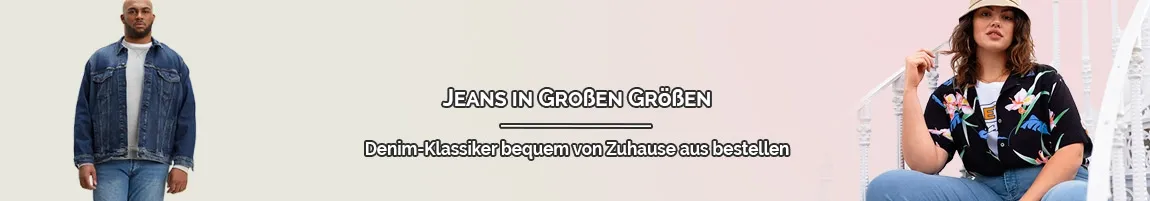 Übergrößen Jeans für Herren