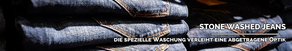 Stone Washed Jeans für Herren