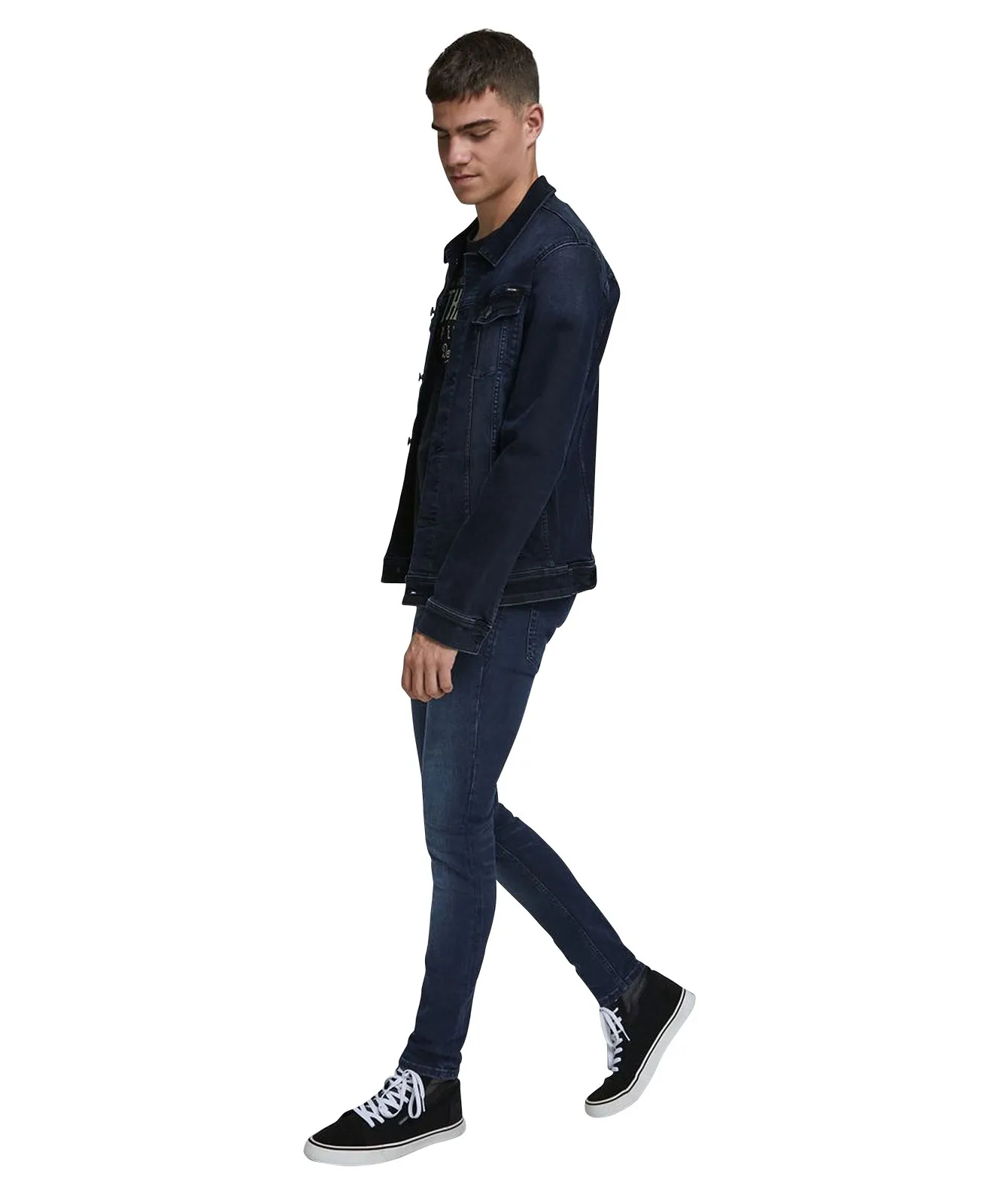 Jack & Jones Skinny Jeans Liam Original in Blue Denim