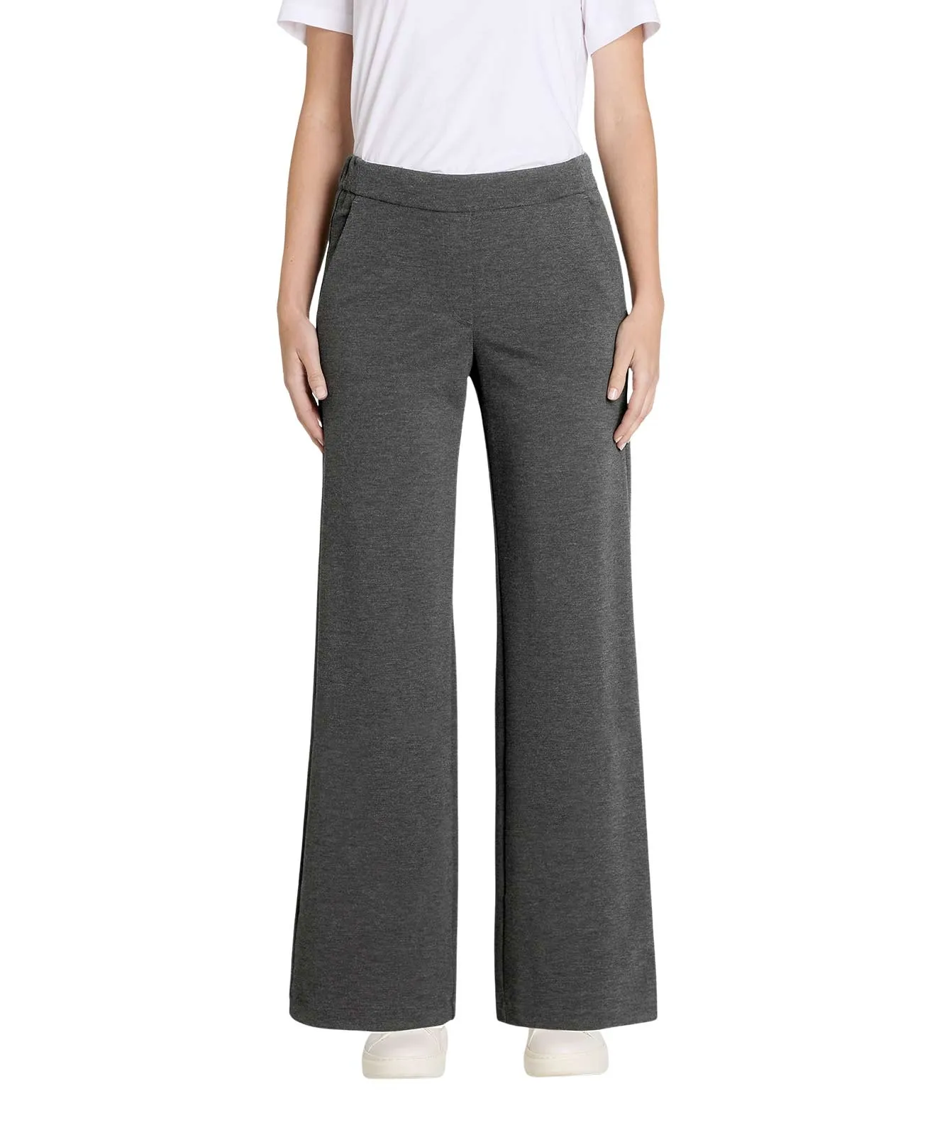 MAC Stoffhose Chiara in Silver Shadow Melange