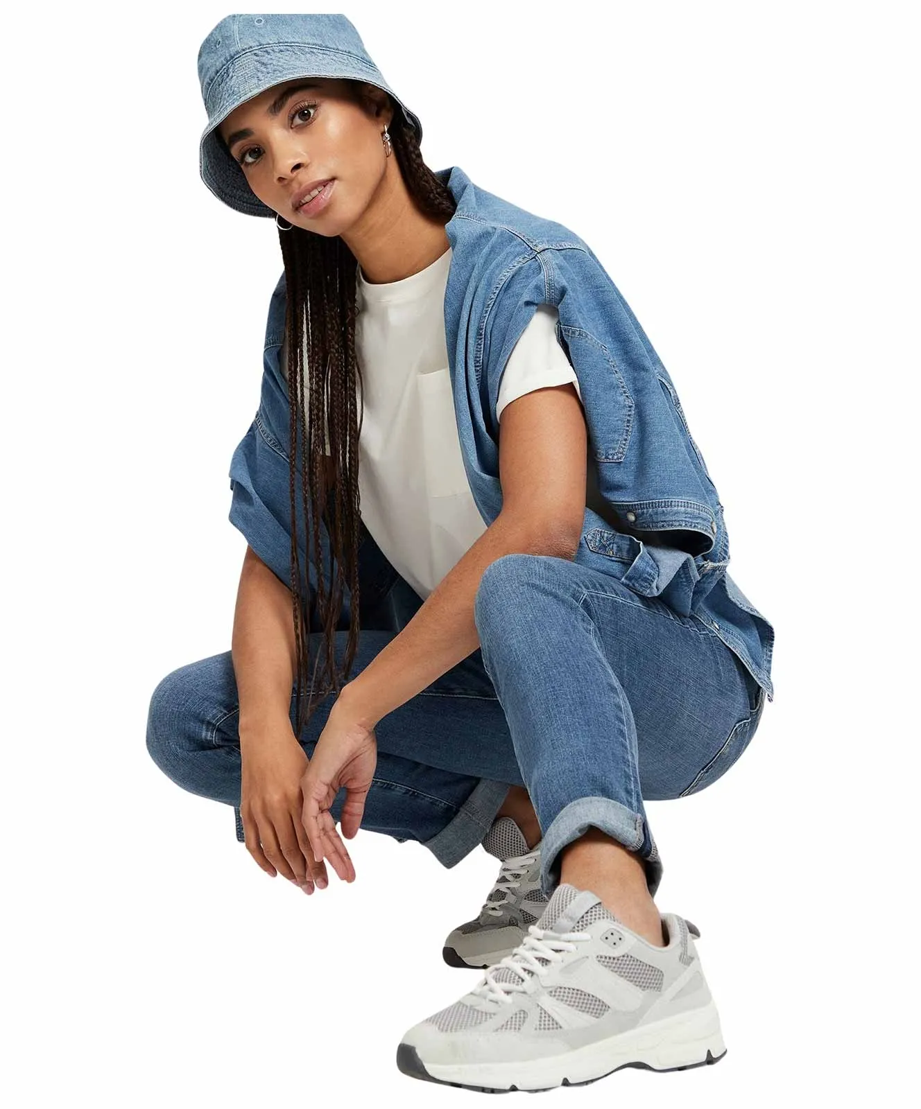 Cross Slim Fit Jeans Anya in Light Mid Blue