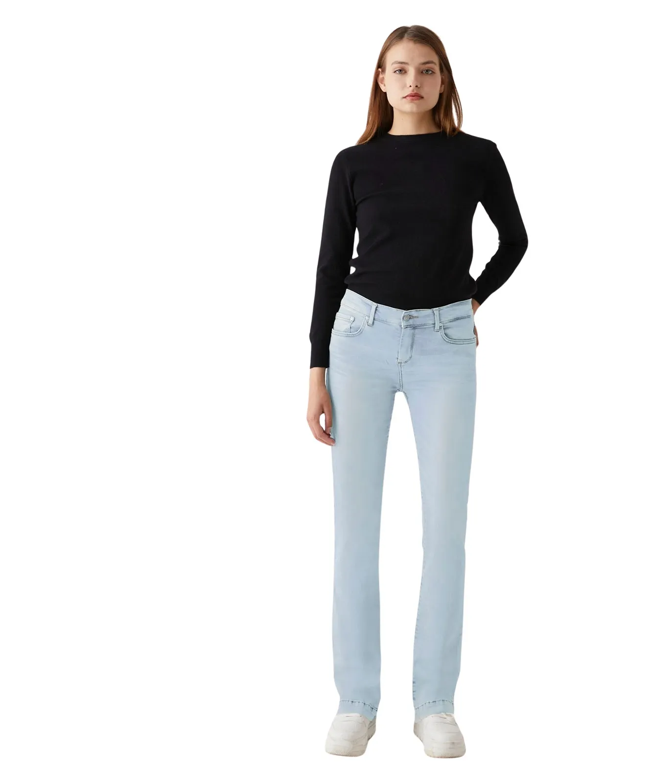 LTB Fallon Wide Leg Jeans in ausgebleichter Waschung