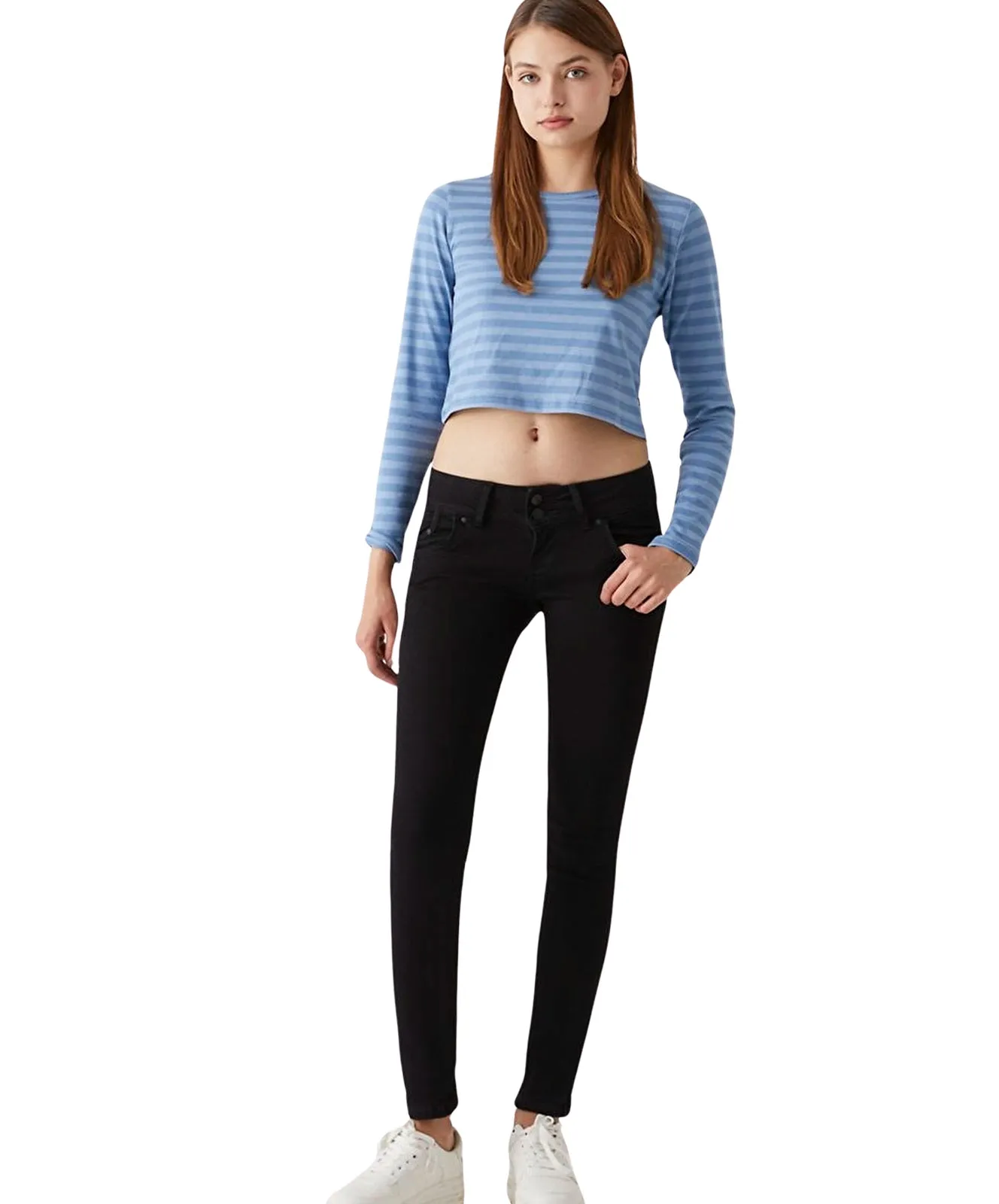 LTB Röhrejeans Molly in Black To Black