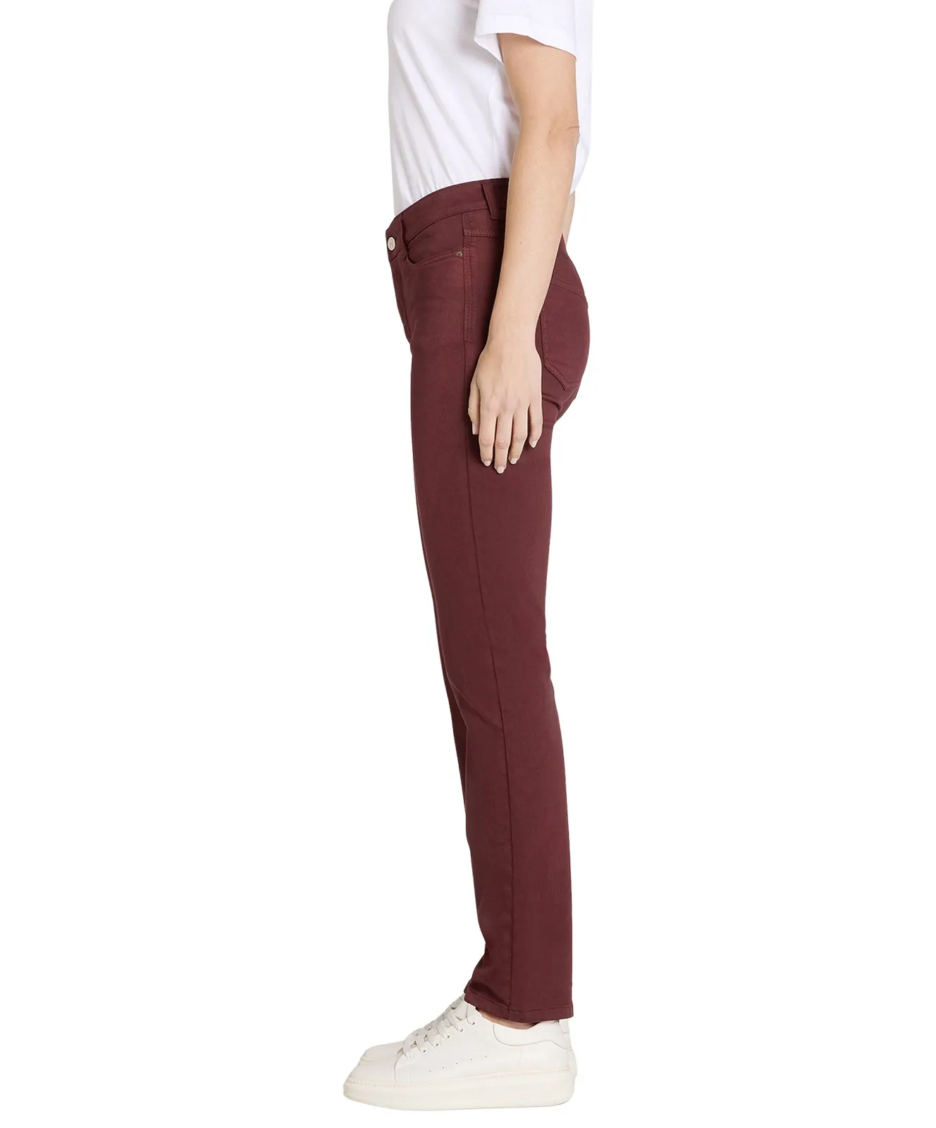 MAC Straight Jeans Dream in Bordeaux