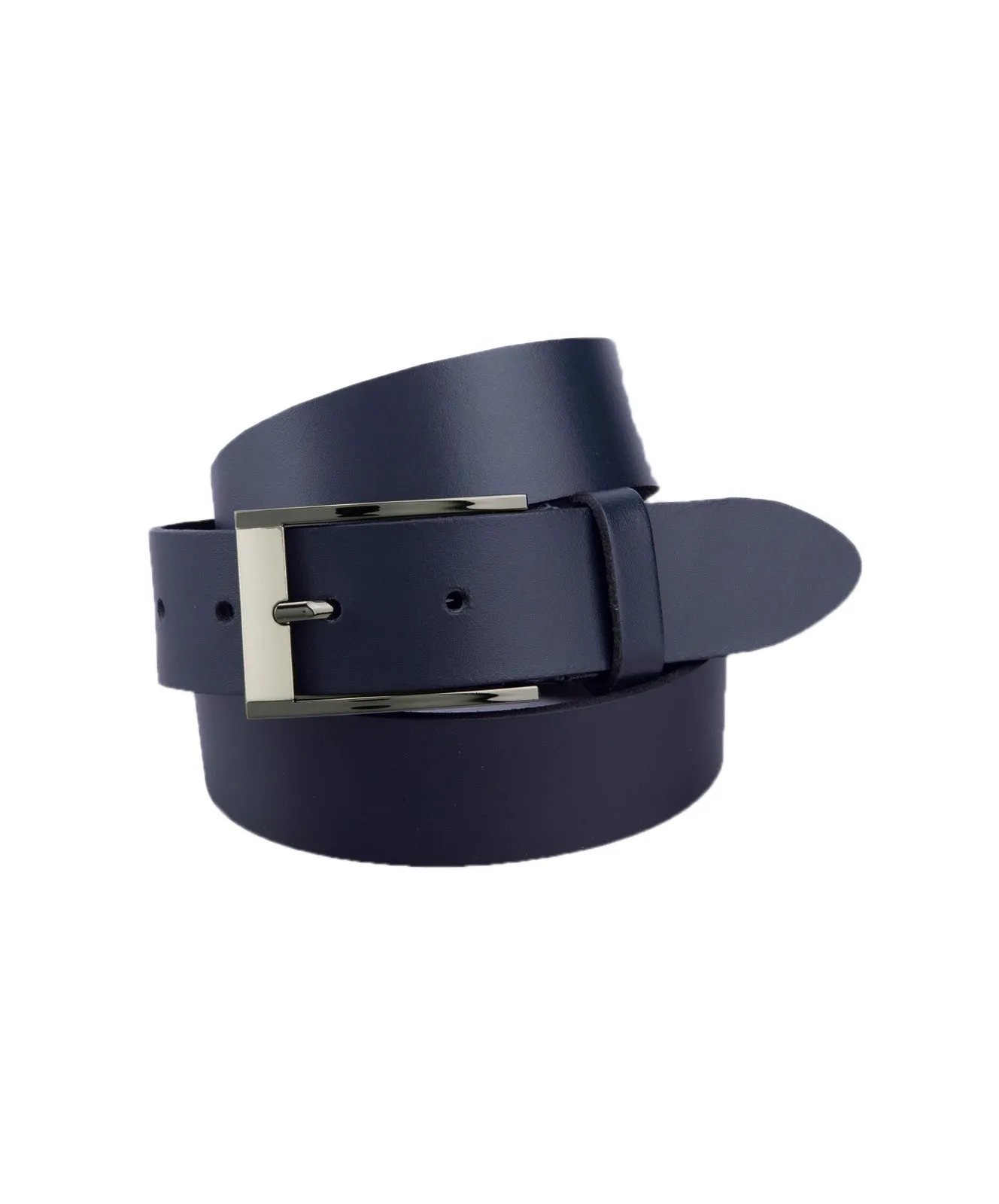 Bernd Götz Ledergürtel 3,5cm Basicleder Gürtel in Marine