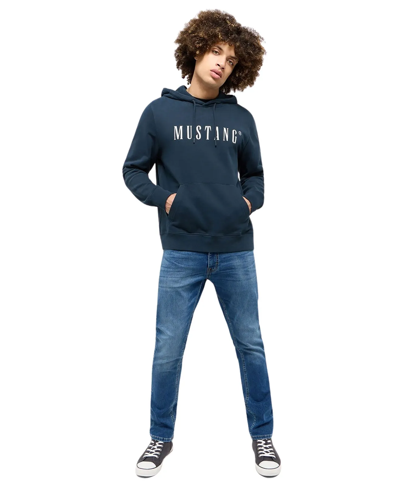 Mustang Kapuzenpullover Bronson in Carbon