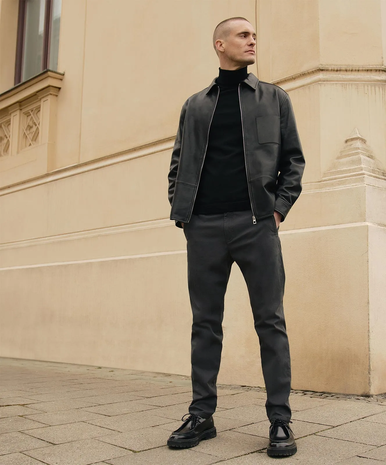 MAC Chino Hose Traveller in Grey Stone