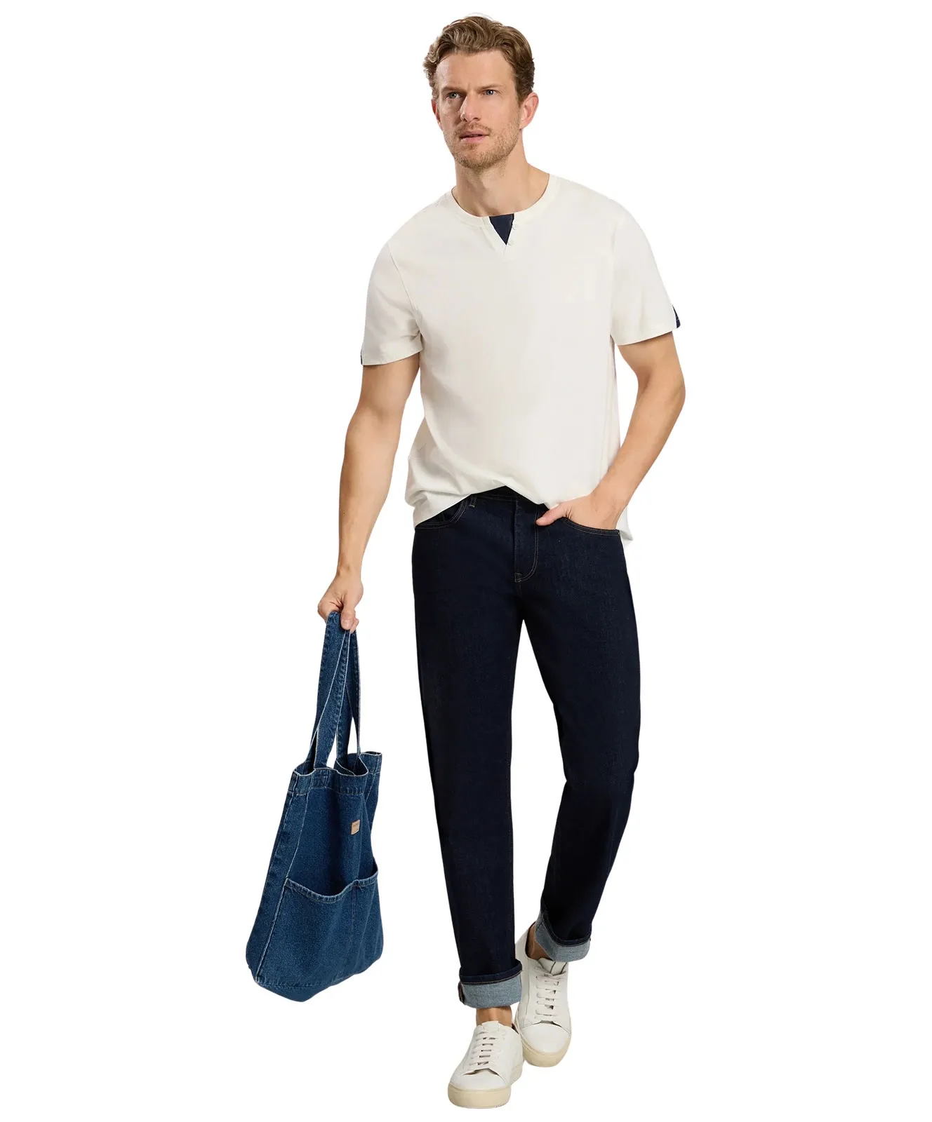 Cross Loose Fit Jeans Antonio in Deep Blue