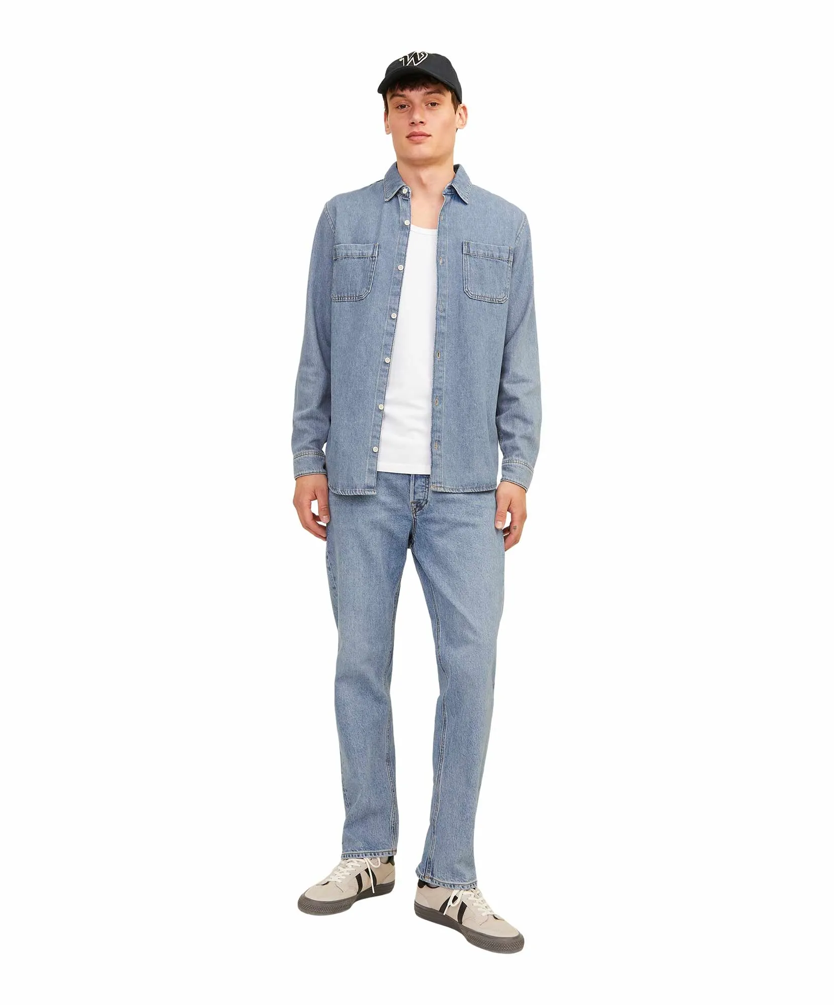 Jack & Jones Loose Fit Jeans Chris Classic in Blue