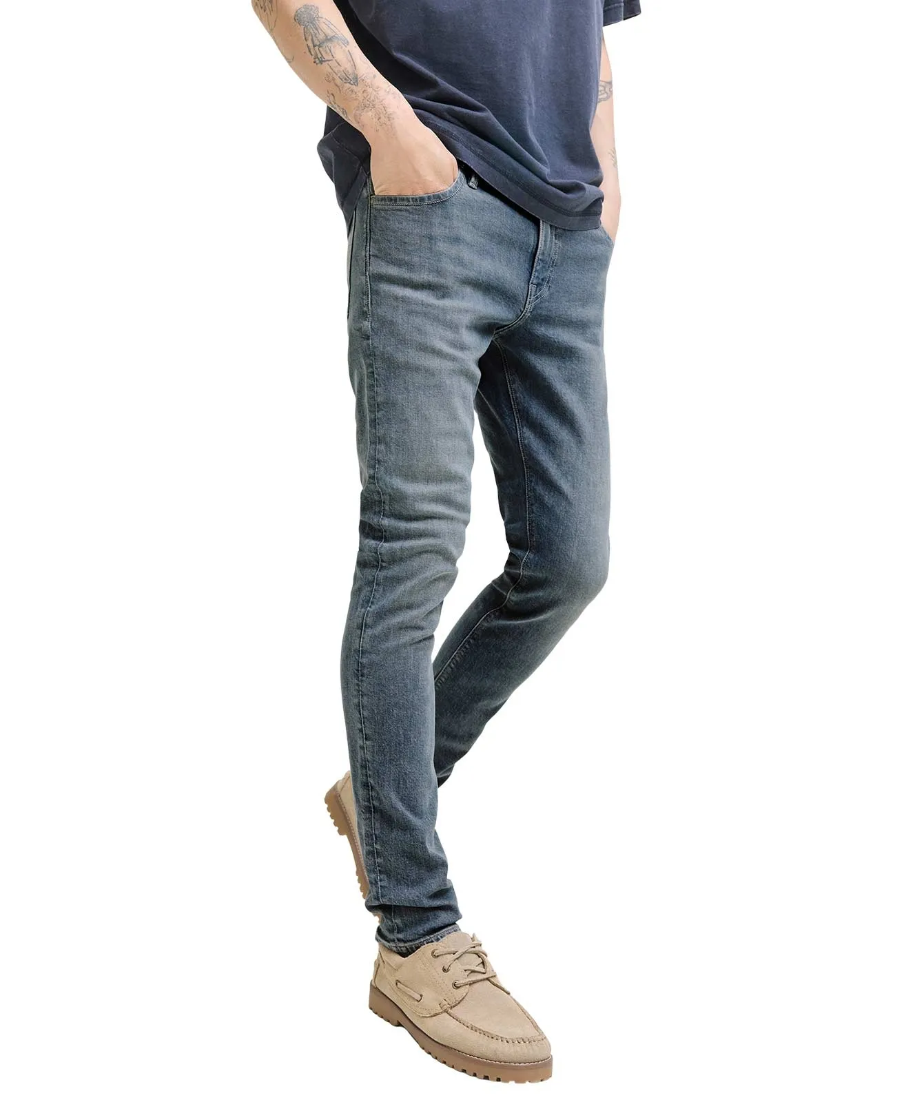 Jack & Jones Slim Fit Jeans Glenn Felix in Grey Denim