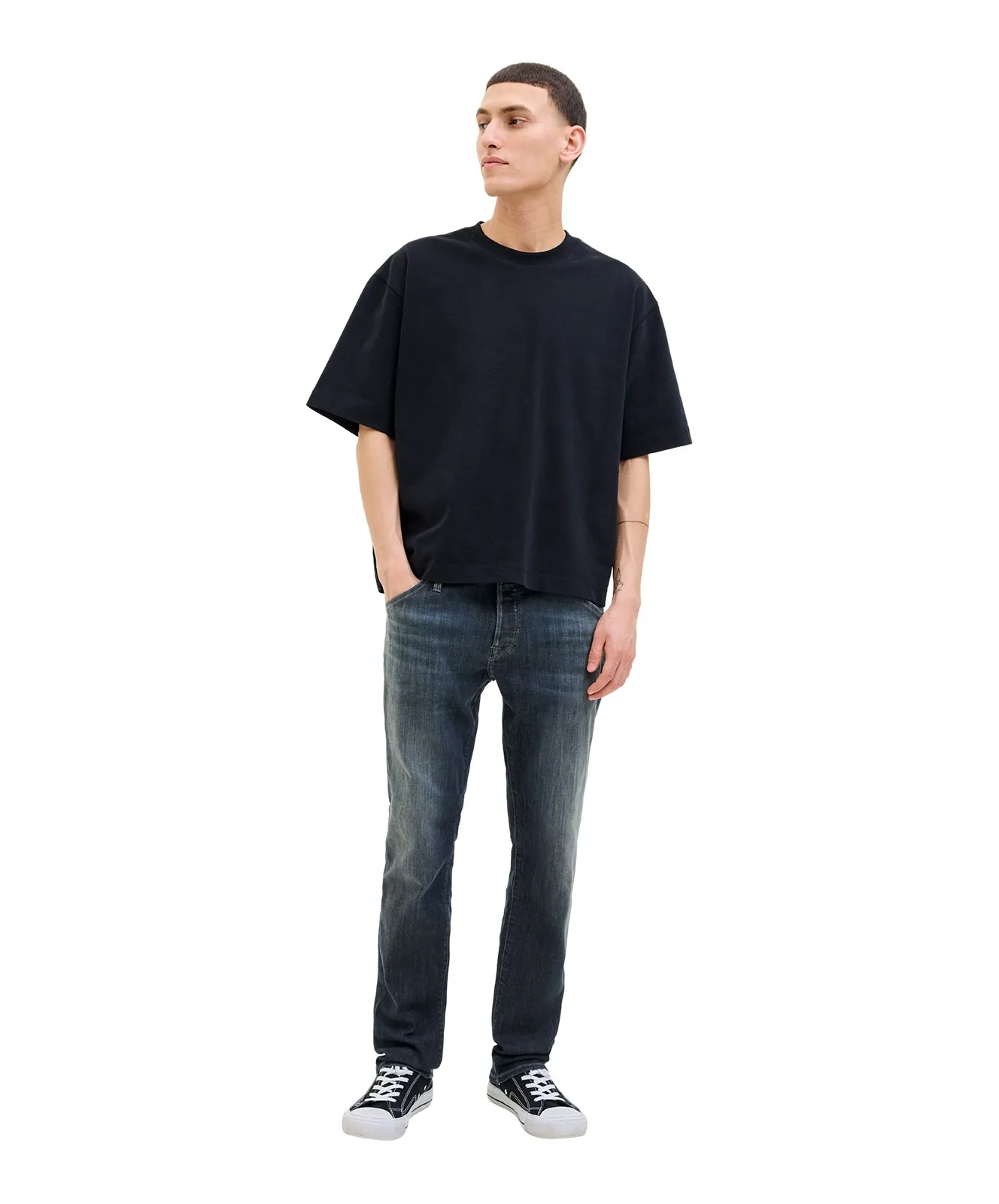 Jack & Jones Slim Fit Jeans Glenn Fox in Blue Denim