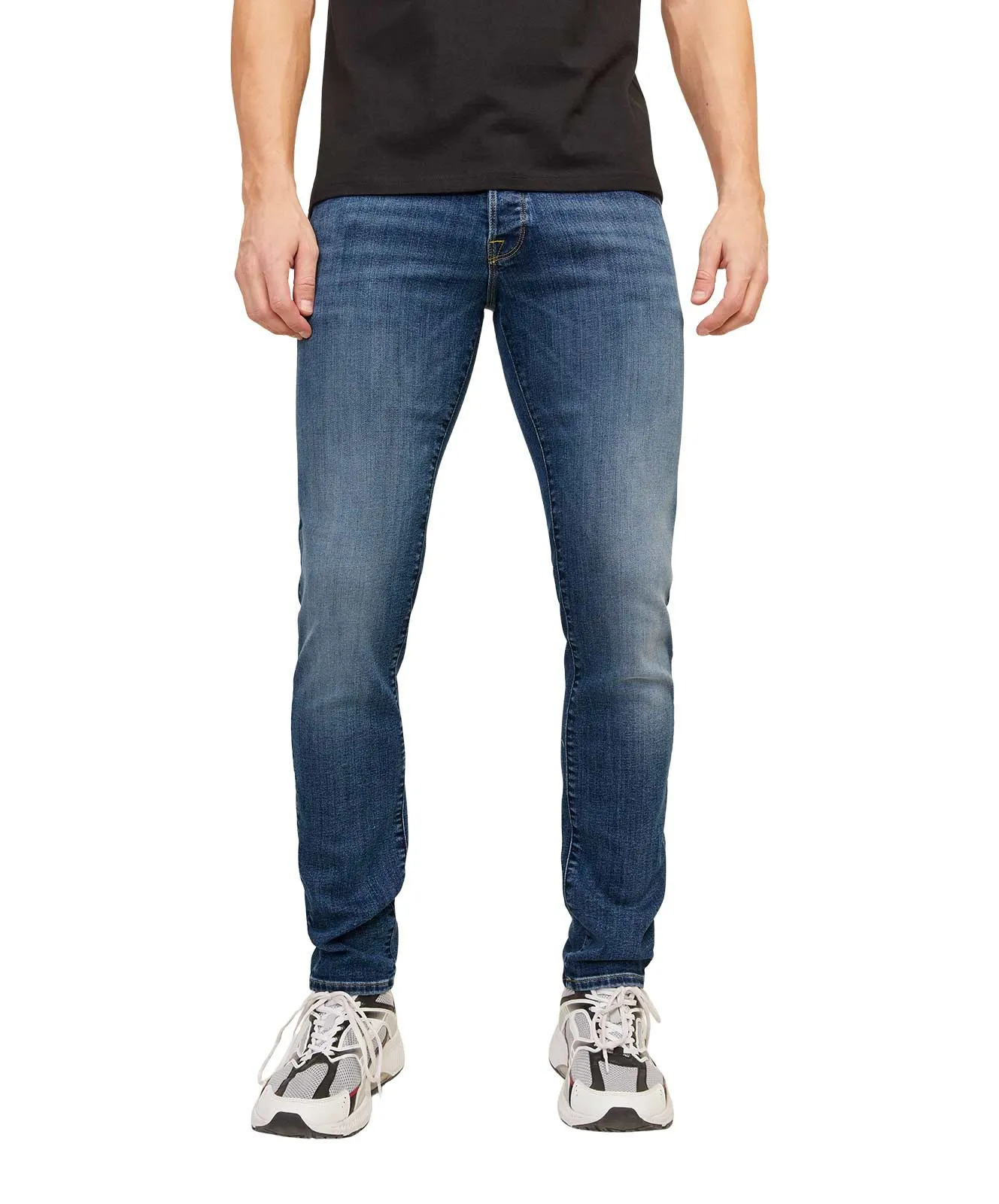 Jack & Jones Slim Fit Jeans Glenn Fox in Blue Denim