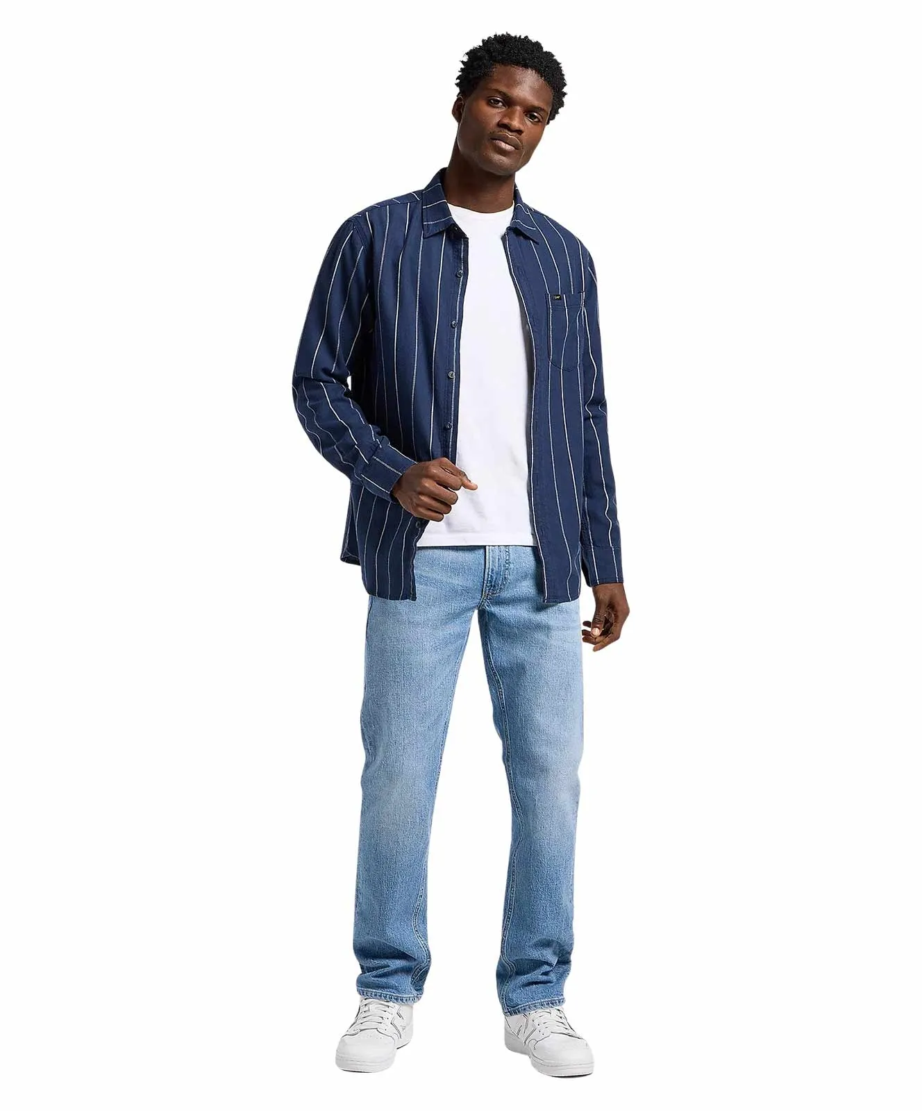 Lee Straight Jeans Daren in Horizon Blue