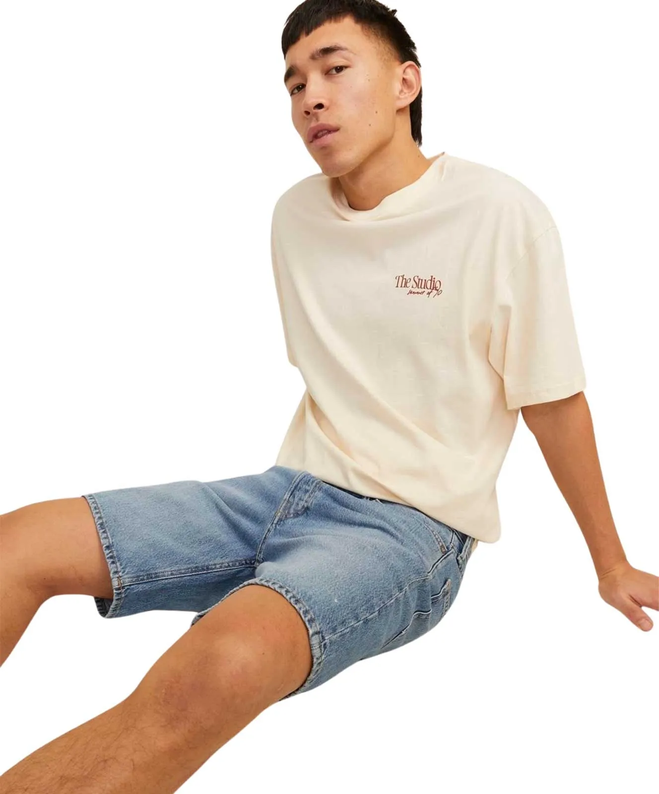 Jack & Jones Jeans Shorts Chris Cooper in Blue Denim