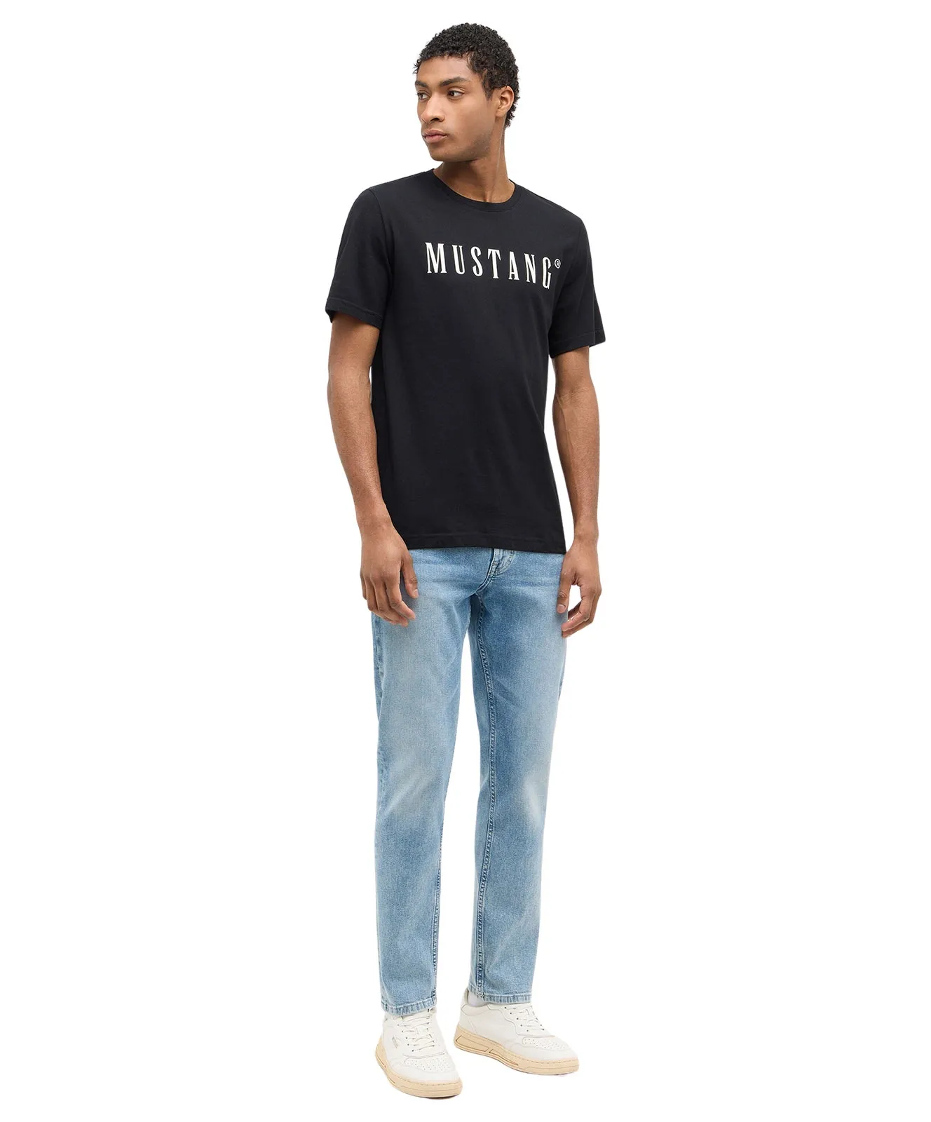 Mustang Logoshirt Austin in Black