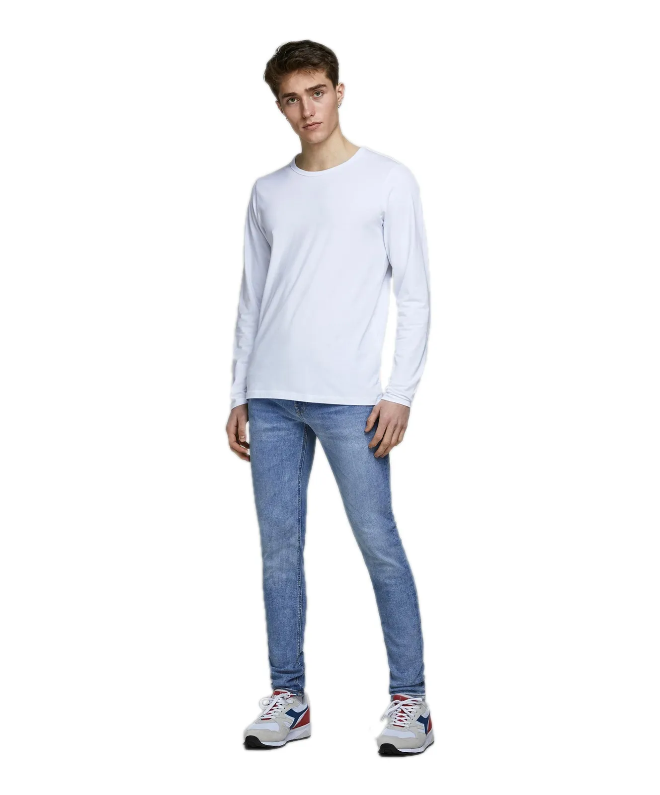 Jack & Jones Skinny Jeans Liam Original in Blue Denim