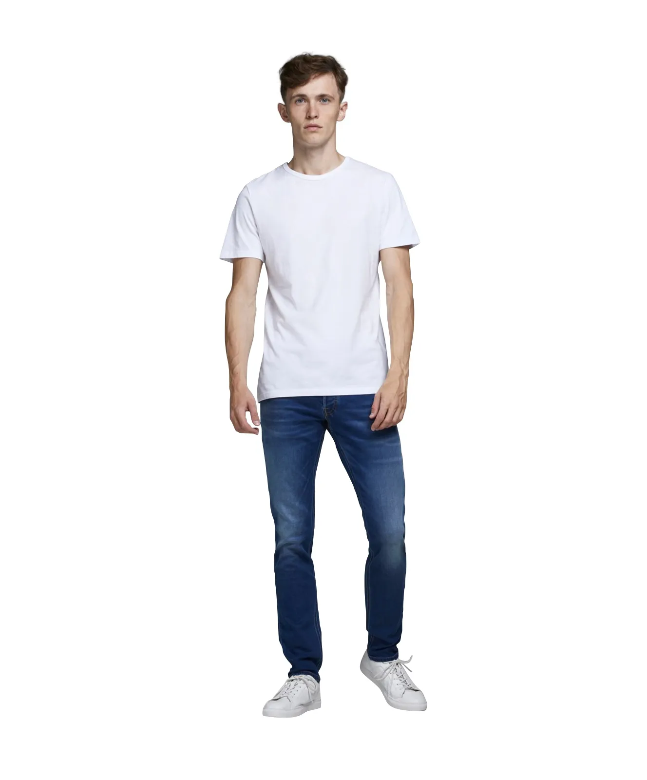Jack & Jones Slim Fit Jeans Glenn Original in Blue Denim