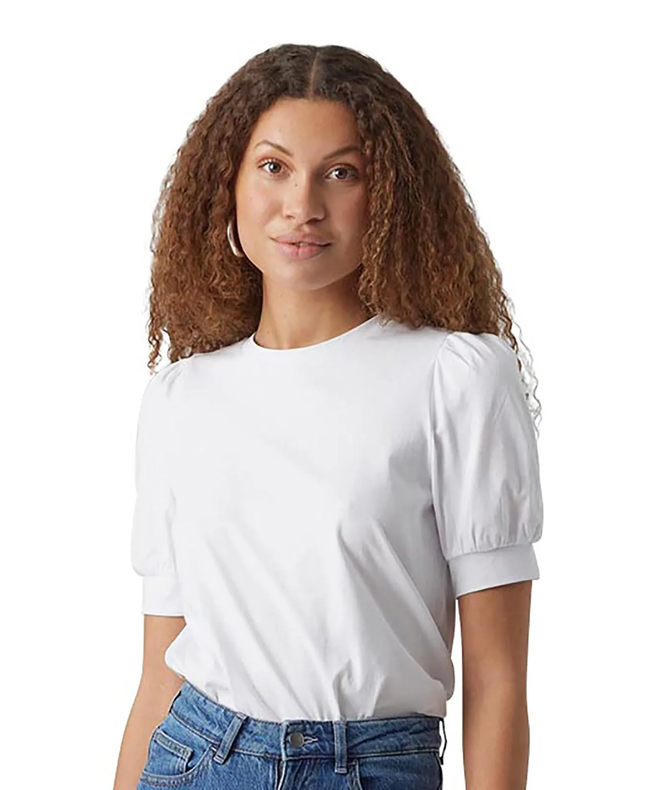 Vero Moda T-Shirt Kerry in Bright White