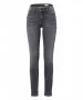 Cross Anya - dunkelgraue Jeans mit modischen High Waist - f10