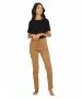 Damen Jeans Skinny Button von Angels in Dark Camel Used