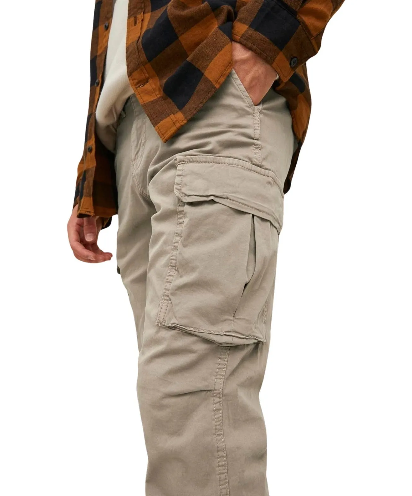 Herren Hose Stace Trucker von Jack & Jones in Dune