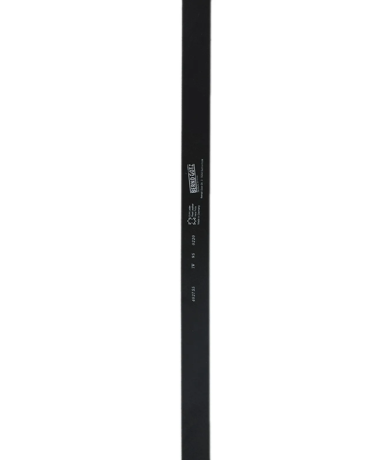 Herren Gürtel 402755 4cm Büffel Ledergürtel von Bernd Götz in Schwarz