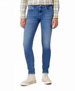 Wrangler Jeans Skinny Fit Body Bespoke in Mittelblau
