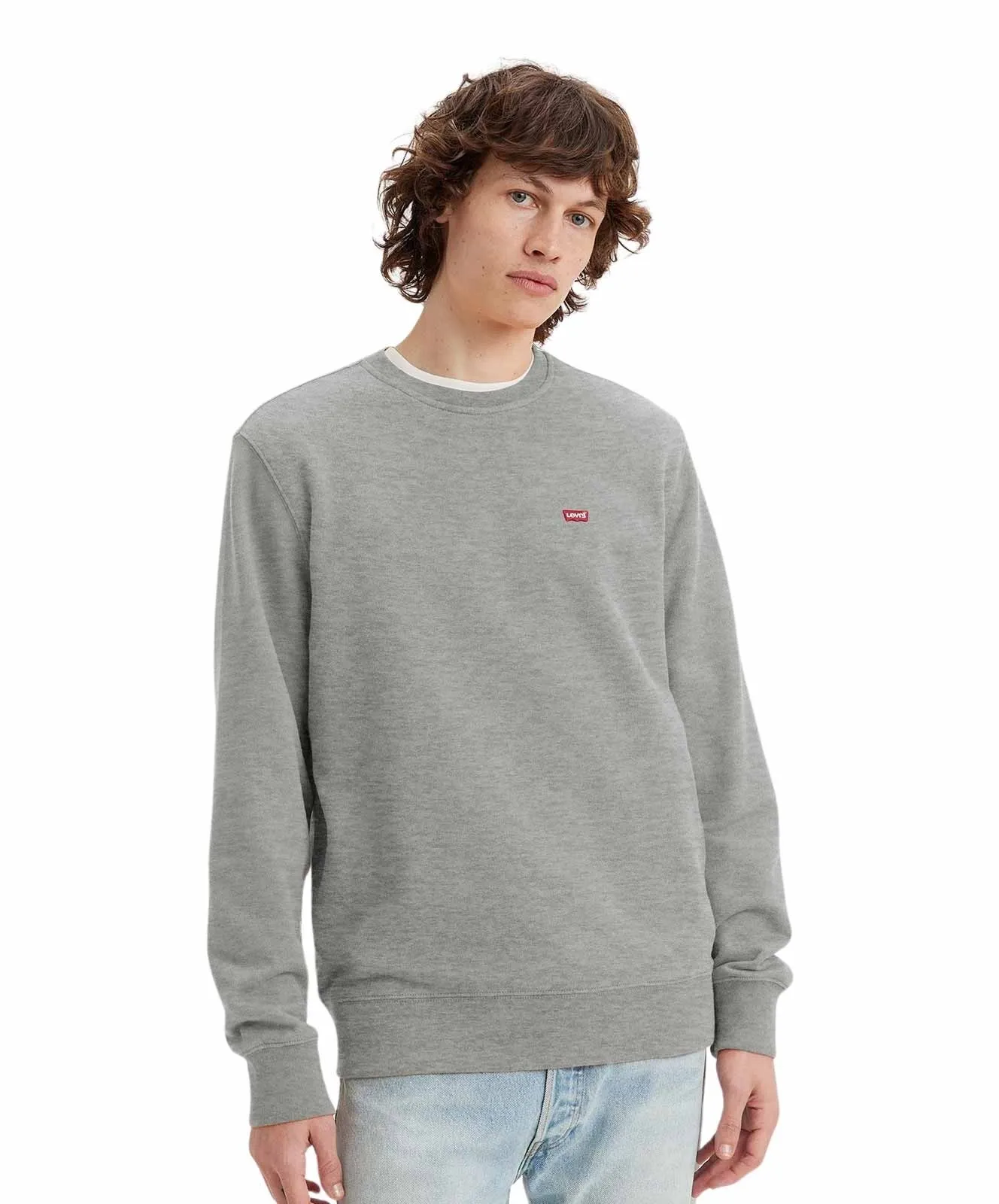 Herren Pullover Original Sweatshirt von Levis in Grey Heather
