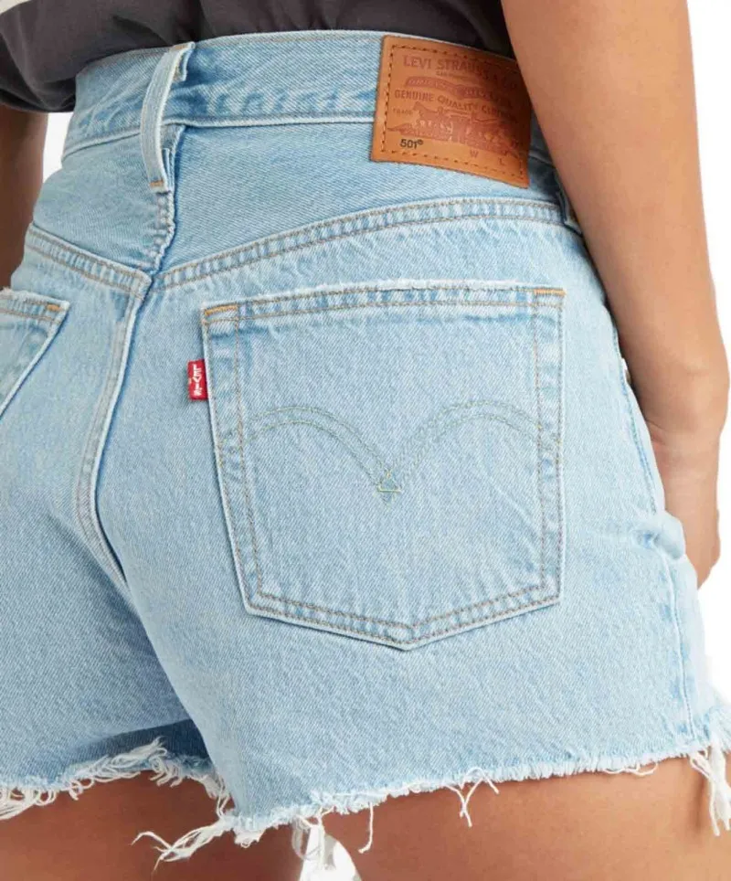 Levis Damen Jeans-Shorts 501 mit hohem Bund