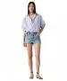 Damen Jeans 501 Original Short von Levis in Vague Finish