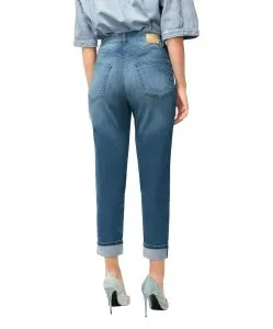 MAC Carol Sommerjeans mit Relaxed Fit in Blau