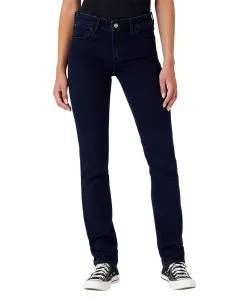 Wrangler Damen Jeans Straight Fit Body Bespoke in Blue Black
