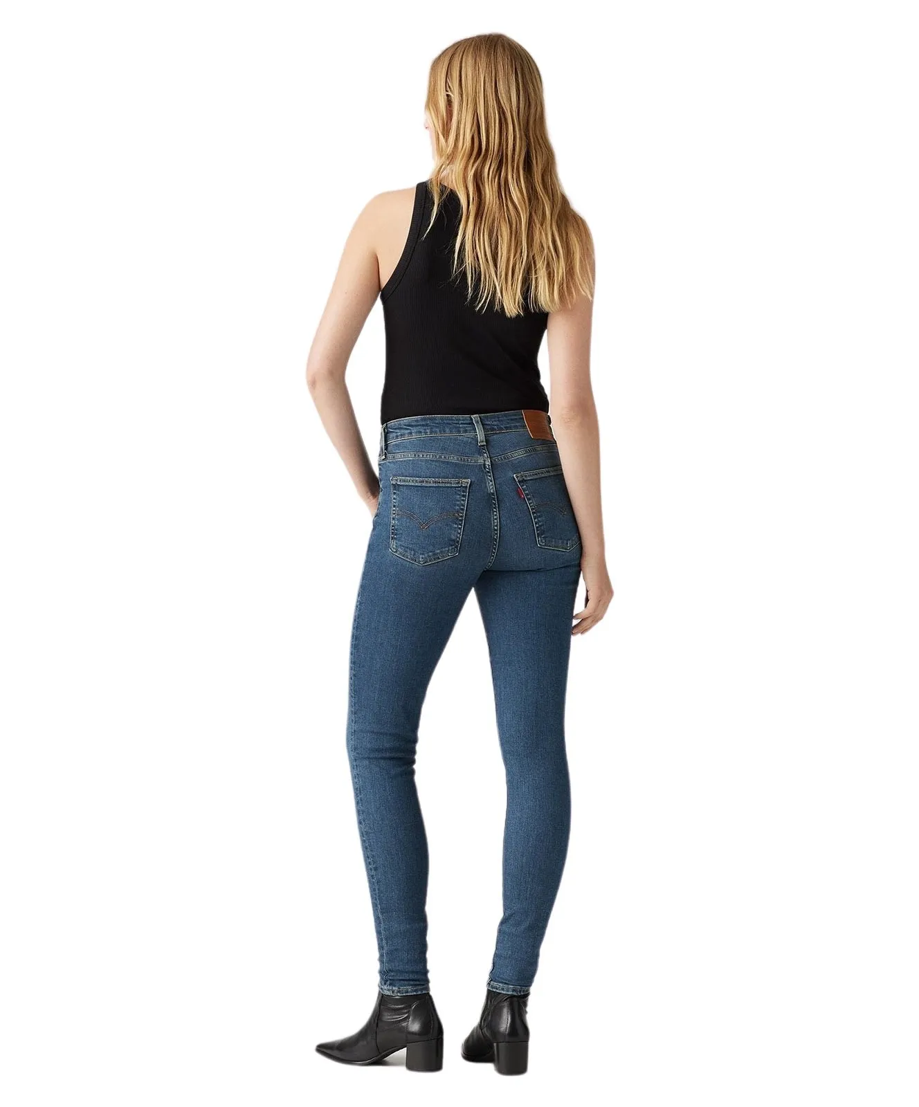 Damen Jeans 721 High-Rise Skinny von Levis in Blue Wave Dark
