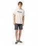 Herren Shirt Frame Logo Tee von Wrangler in White