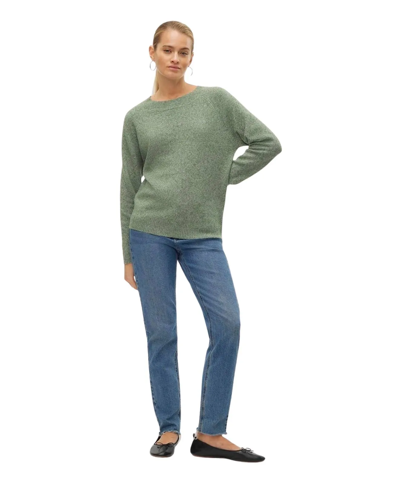 Damen Pullover Doffy von Vero Moda in Laurel Wreath