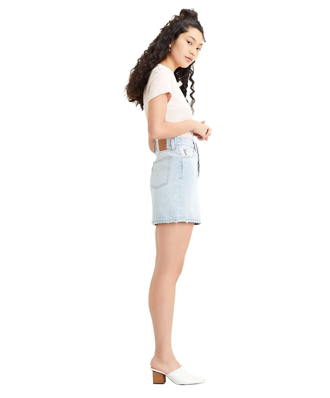 Damen Rock Deconstruted Skirt von Levis in Check Ya Later