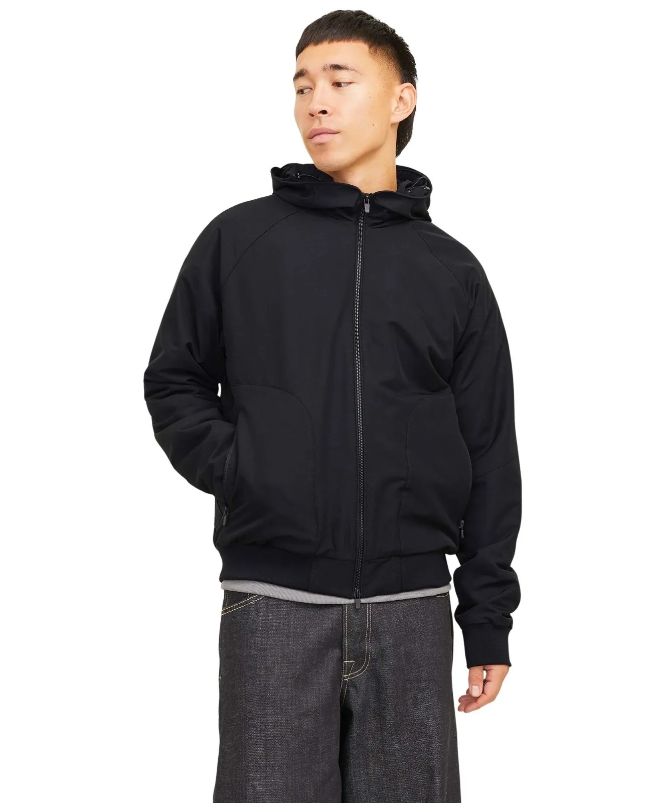 Herren Jacke Bomberjacke von Jack & Jones in Black