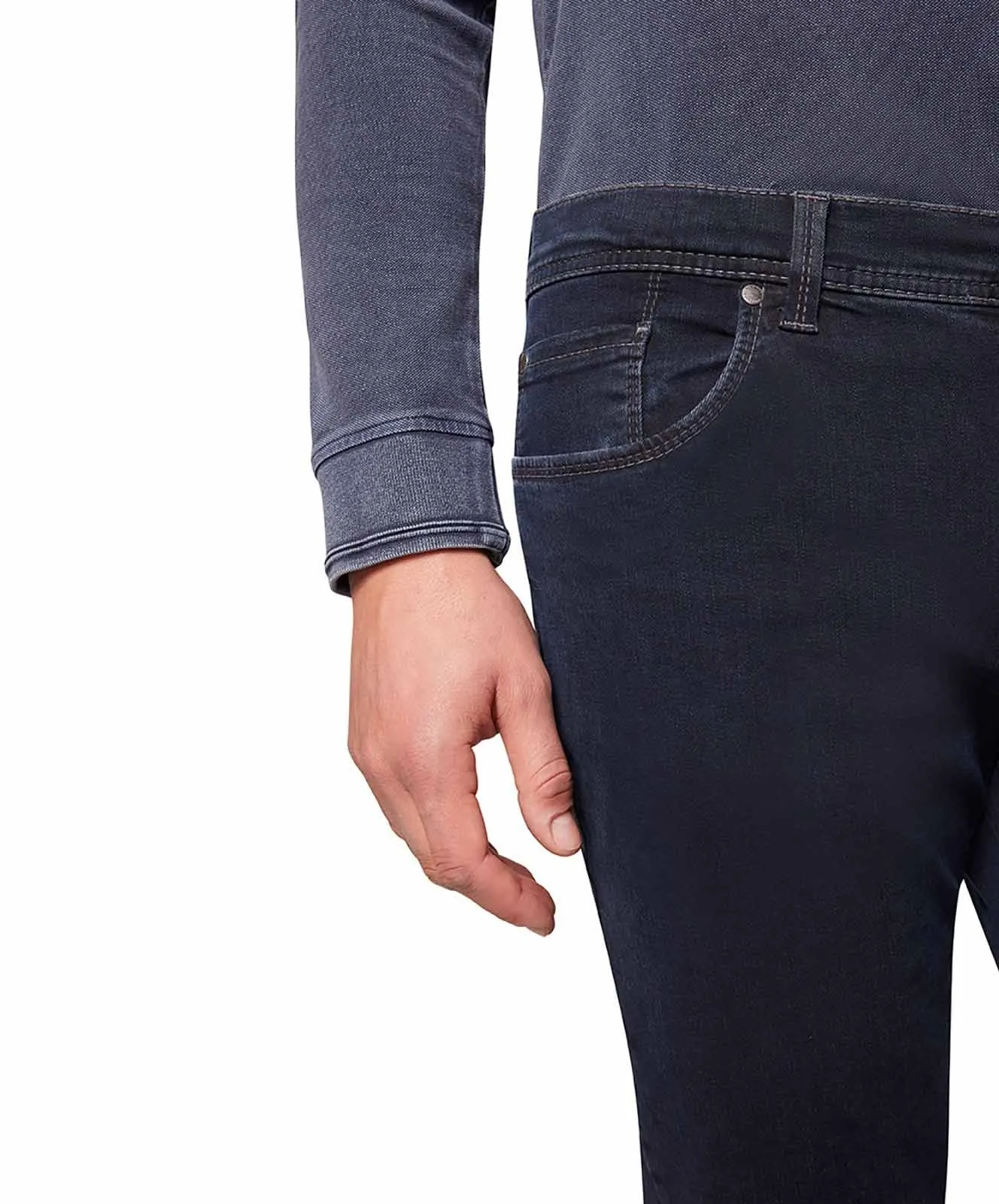 Herren Jeans Thomas 1601 von Pioneer in Blue/Black