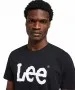 Herren Shirt Wobbly Logo Tee von Lee in Black