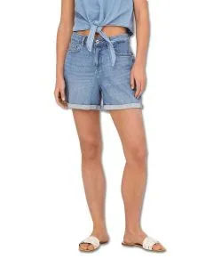 ONLY Jeansshorts Josephine in Hellblau im Bermuda-Stil