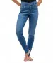 Damen Jeans Skinny Button von Angels in Mid Blue Used