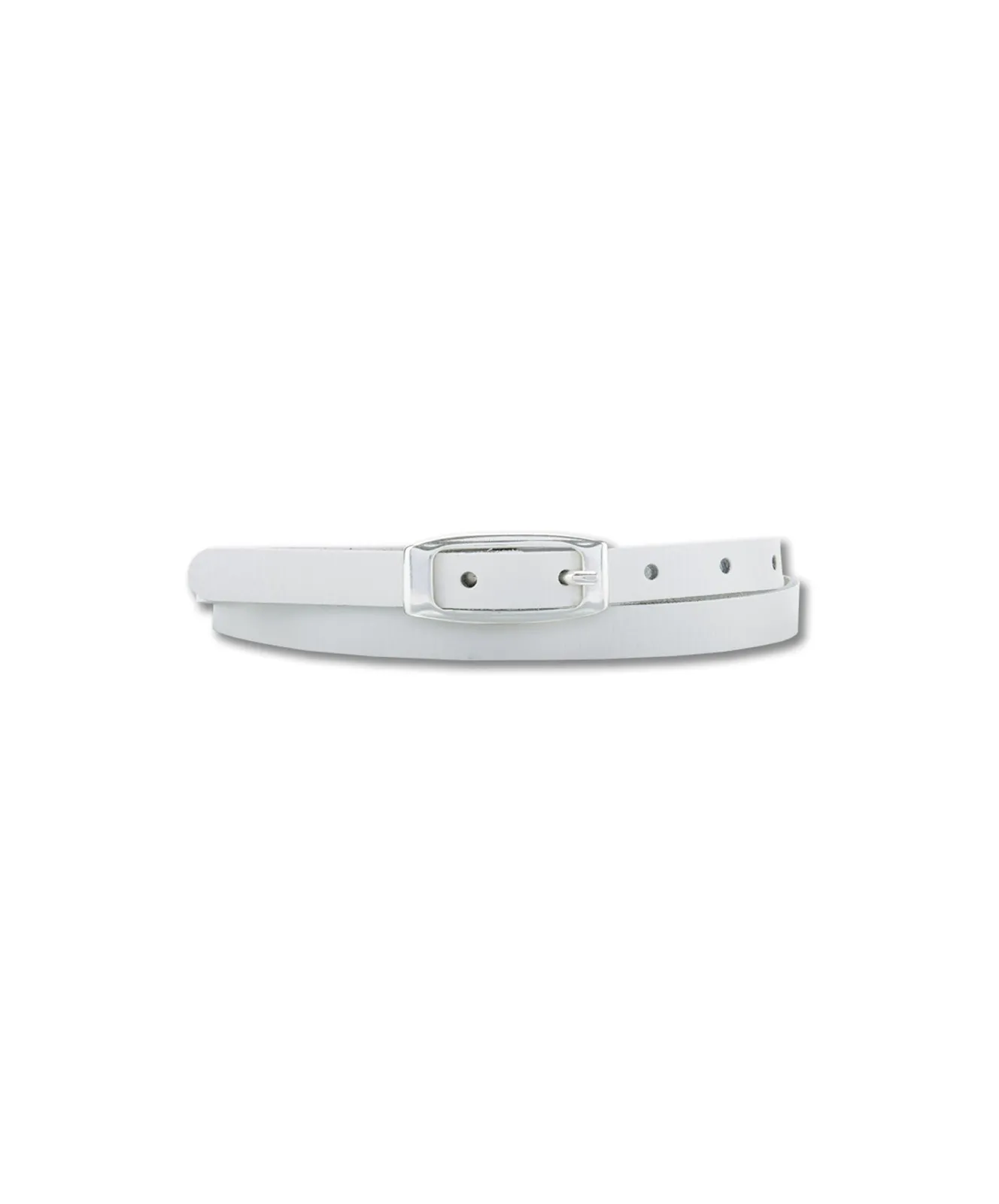 Damen Gürtel 1,5cm Nappaledergürtel von Bernd Götz in Weiß