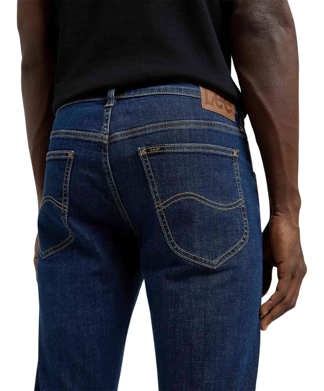 Herren Jeans Daren Zip Fly von Lee in Dark Ocean