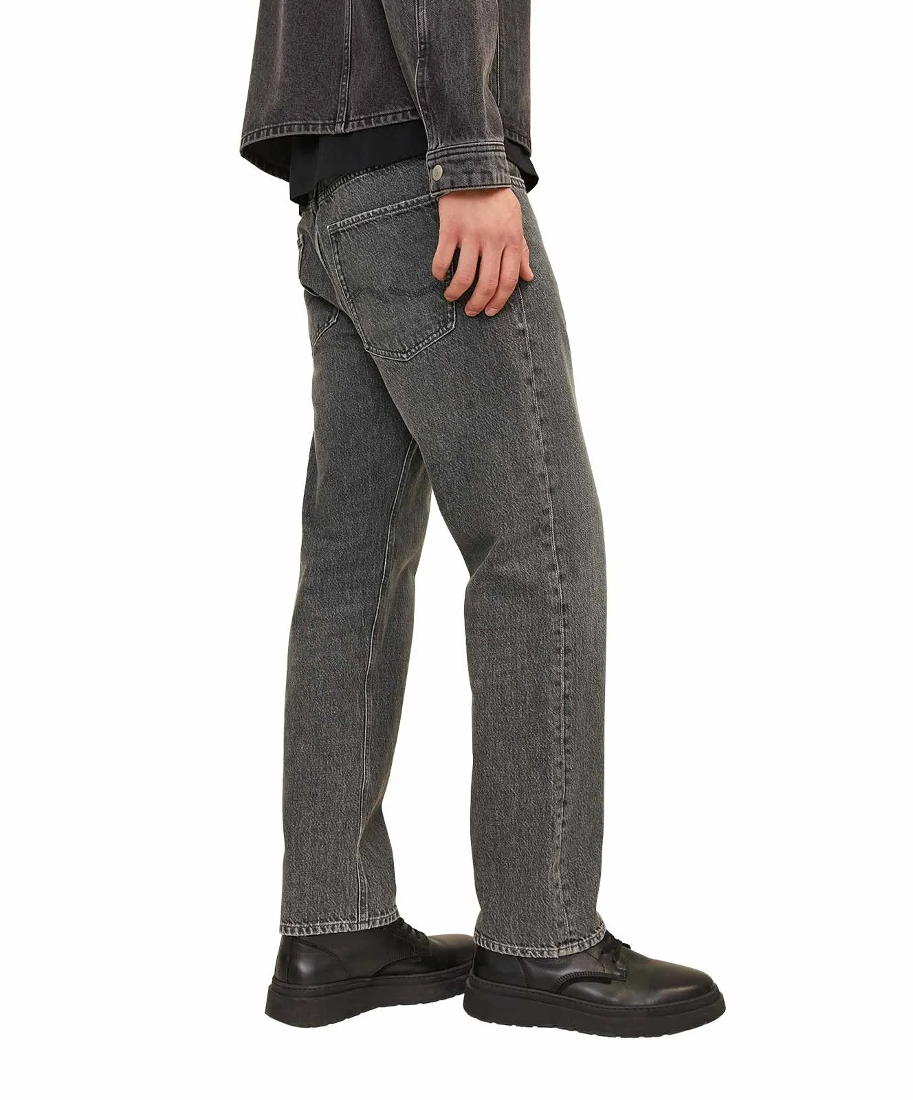 Herren Jeans Chris von Jack & Jones in Black Denim