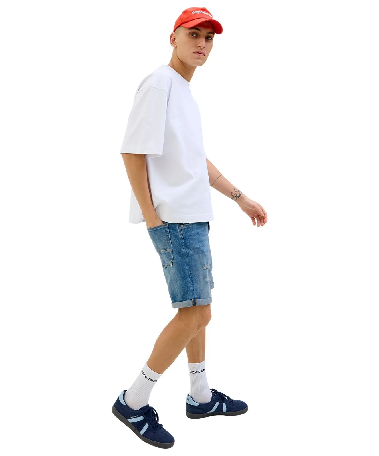 Herren Jeans Rick Fox von Jack & Jones in Blue Denim