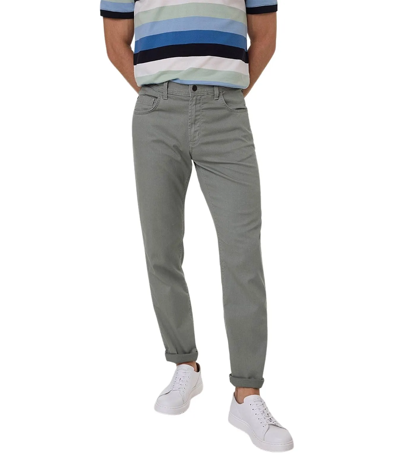 Herren Hose Rando Megaflex von Pioneer in Deep Lichen Green