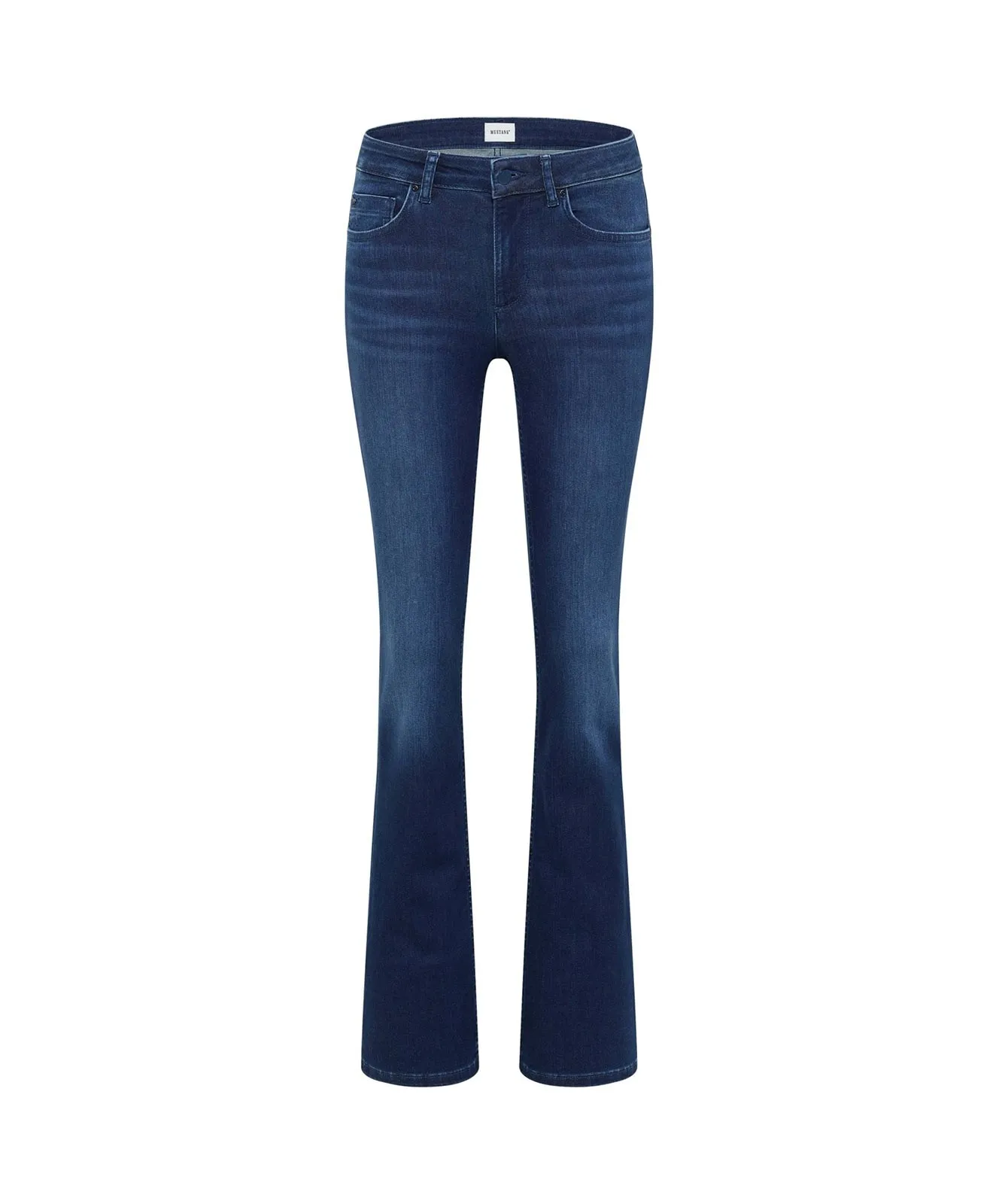 Damen Jeans Shelby Slim Boot von Mustang in Mittelblau