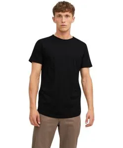 Jack & Jones Bio Baumwolle T Shirt Basher Tee in Schwarz